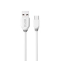 Kabel USB TYP C 1m biały VIDVIE CB442 2.4A